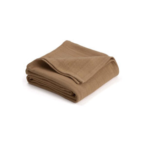 Light Brown Folded Sienna Blanket