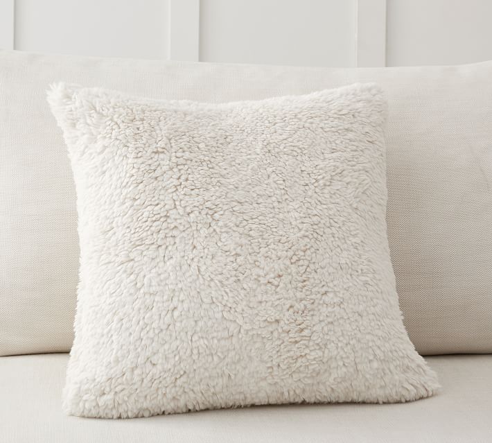 Neutral Textured Decorative Throw Pillow
